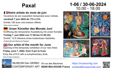 L'artiste du mois de Juin : Paxal 