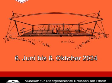 Plakat Sonderausstellung "100 Festspiele Breisach"