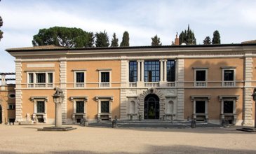 Fotografie der Villa Massimo in Rom