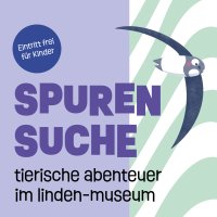 Plakatmotiv der Ausstellung mit Albi, dem Alpensegler