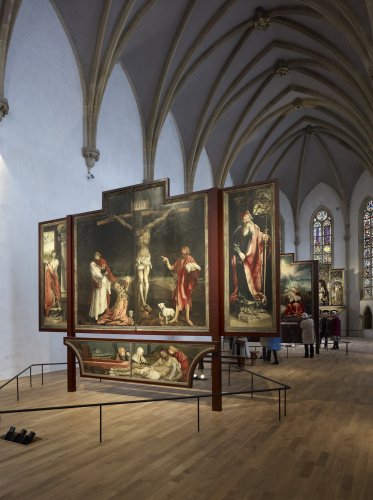 Grünewald et Nicolas de Haguenau, Vue du Retable d'Issenheim, Musée Unterlinden, Colmar