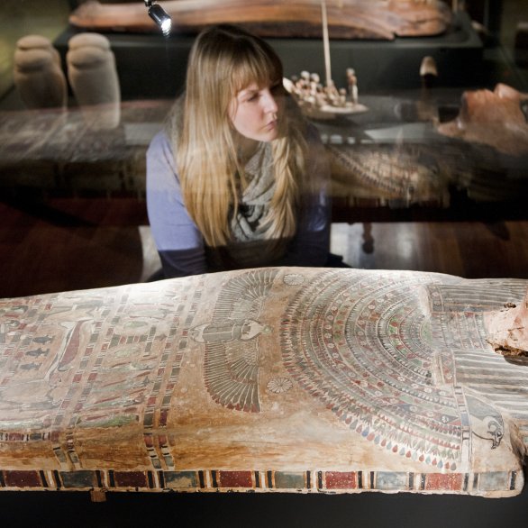 (c) rem, Foto: Carolin Breckle Impression der Ausstellung "Ägypten - Land der Unsterblichkeit" im Museum Weltkulturen D5, Reiss-Engelhorn-Museen