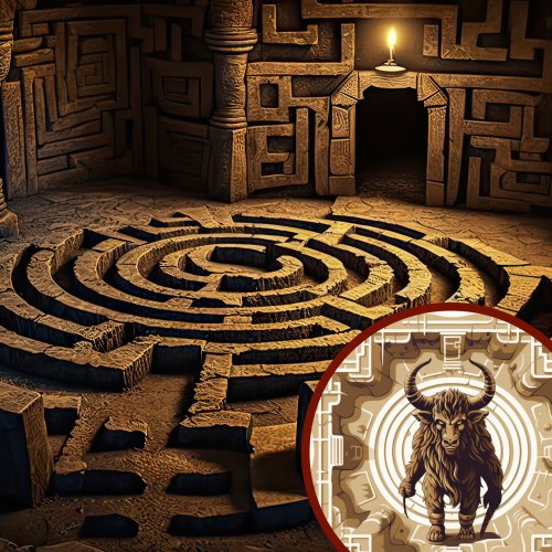 Le monde de Thésée : le Minotaure et le labyrinthe