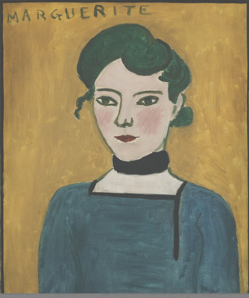 Henri Matisse, Marguerite, 1906 Öl auf Leinwand, 65 x 54 cm Paris, Musée Picasso © Succession H. Matisse/ VG Bild- Kunst, Bonn 2018 Foto: bpk | RMN - Grand Palais | René- Gabriel Ojéda