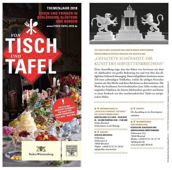 Gefaltete Schönheit Kunst Des Serviettenbrechens Museums Gefaltete Schönheit Kunst Des Serviettenbrechens Museums Pass Musées