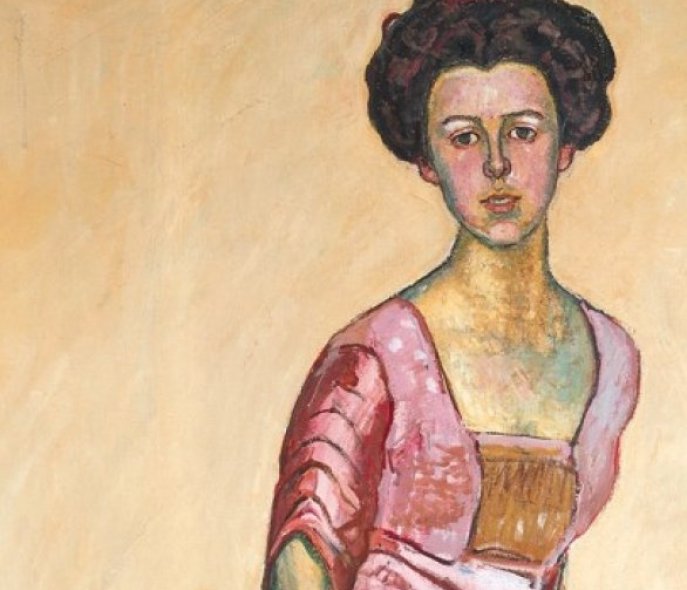 Painting of a Woman, by Ferdinand Hodler