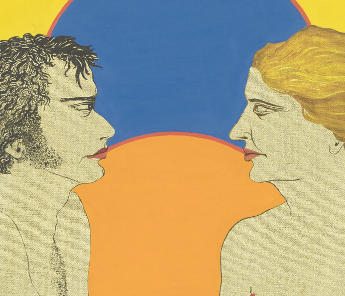 Nan Hoover Two and a Half Months, 1972, oil and acrylic on canvas, Copyright Nan Hoover Foundation, Courtesy Sebastian Fath Contemporary