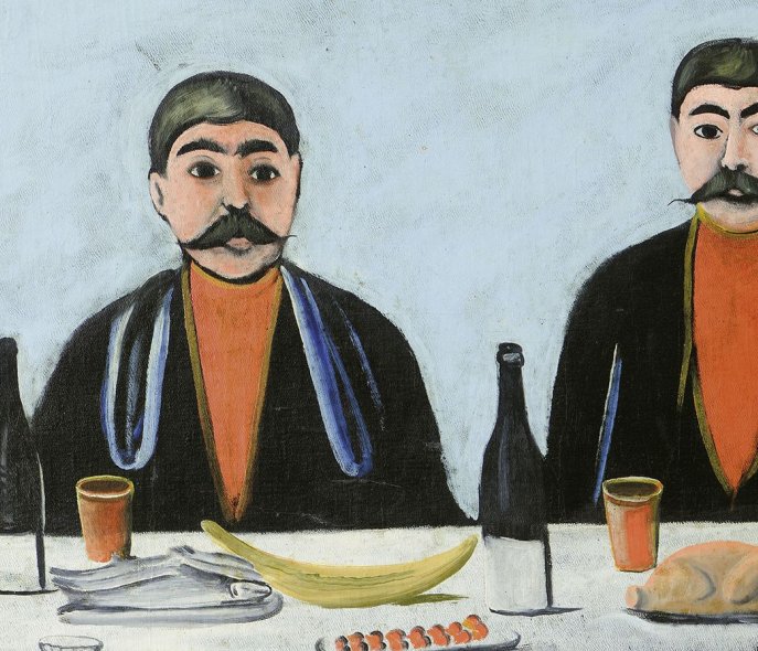 Huile sur toile cirée, 104 x 195 cm Collection du Musée des Beaux-Arts de Géorgie Shalva Amiranashvili, Musée national de Géorgie, Tbilissi © Infinitart Foundation