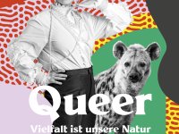 Dragking und Hyäne - Sonderausstellung Queer