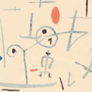 Paul Klee, eins der schönsten Gleichnisse, 1933, 61 (Detail), Aquarell auf Papier auf Karton, 48,5 × 62,2 cm, Zentrum Paul Klee, Bern, Museumsstiftung für Kunst der Burgergemeinde Bern