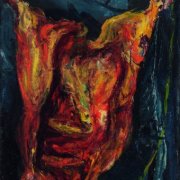Chaïm Soutine, Le boeuf écorché, um 1925, Öl auf Leinwand, 72.5 x 49.9 cm, Kunstmuseum Bern, Legat Georges F. Keller 1981
