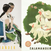 Werbeanzeigen der Firma Salamander von Lilo Rasch-Nagele, Otto Glaser und Franz Weiss
