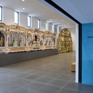 Museum of Music Automatons -  two fair organs and a Mortier Dance Organ play in the reception area.