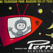 Nuit des musées au Musée Electropolis ©Musée Electropolis / Atoll - Affiche pour les téléviseurs Perrin, par Léo Koupferberg, dit Léo Kouper, entre 1961 et 1967.