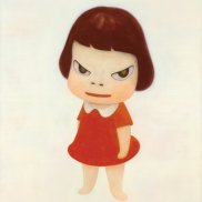 Yoshitomo Nara, Missing in Action, 1999, Acryl auf Leinwand, 180 × 145 cm, courtesy of Sally and Ralph Tawil © Yoshitomo Nara, courtesy Yoshitomo Nara Foundation