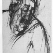 Portrait von Michel Simon Portrait von Michel Simon, gezeichnet von Margarethe Krieger