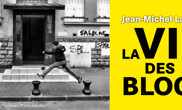 Plakatmotiv der Sonderausstellung "Jean-Michel Landon: La vie des blocs" in den Reiss-Engelhorn-Museen Mannheim