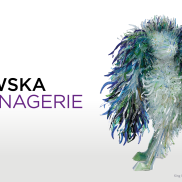 Plakatmotiv zur Ausstellung "Marta Klonowska. Glasmenagerie"