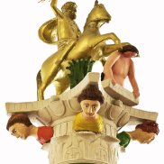 © Römermuseum Güglingen, Foto: Rose Hajdu Detail einer Jupitergigantensäule