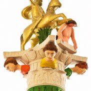 Reitender Jupiter als Kapitellbekrönung einer Jupitergigantensäule