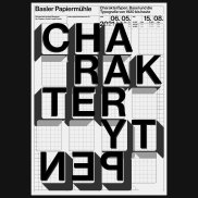 Ausstellungsplakat "CharakterTypen" Ausstellungsplakat "CharakterTypen"