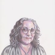 Gezeichnetes Selbstportrait der Künstlerin Emil Ferris 