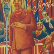 Zeichnung eines Sängers