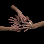 Hands playing string figures, video still © Christoph Oeschger Hands playing string figures, video still © Christoph Oeschger