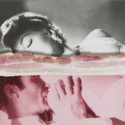Urs Fischer, Eternity, 2023, Aluminum panel, aluminum honeycomb, polyurethane adhesive, epoxy primer, gesso, solvent-based screen printing paint, water-based screen printing paint, 72 x 96 x 7/8 in. / 182.9 x 243.8 x 2.2 cm, Frame: 77 3/4 x 101 3/4 x 2 in. / 197.5 x 258.4 x 5.1 cm, Private Collection, © Urs Fischer. Courtesy of the artist, Photo: Stefan Altenburger