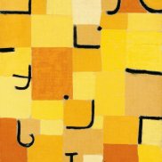 Gemälde in verschiedenen Gelbtönen