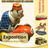 Affiche de l'exposition "Joustra, des jouets made in Alsace"