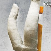 Detail aus dem Arbeitsprozess von Angela Anzi / Design: Atlas Studio <br>© 2025, ProLitteris, Zürich