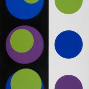 Sammlung 23 Geneviève Claisse, R 338, 1969, Öl auf Leinwand, 196 x 131 cm, Aargauer Kunsthaus, Aarau