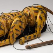 Marionette, Myanmar, 19. Jh. Tiger-Marionette aus Myanmar