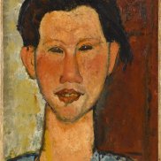 Amedeo Modigliani, Bildnis Chaim Soutine (Portrait de Chaim Soutine), 1915, Staatsgalerie Stuttgart Amedeo Modigliani, Bildnis Chaim Soutine (Portrait de Chaim Soutine), 1915, Staatsgalerie Stuttgart