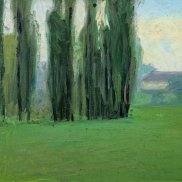 Herrmann Daur, Ölgemälde vom Lindenplatz in der Museumssammlung