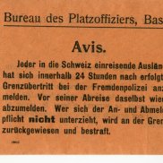 Historische Archivalie in der Ausstellung Zuhause - unterwegs