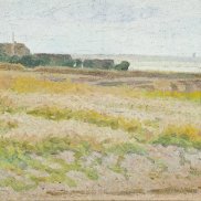 Hermann Daur, Häuser am Meer, Sammlung Dreiländermuseum