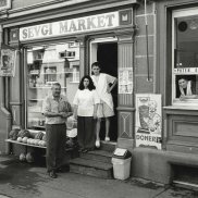 Türkisches Lebensmittelgeschäft in Lörrach 1996, Foto: Rolf frei