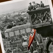 •	Plakatmotiv ‚Elsass 1940-45, auf Basis des Fotos von 1940, Archives de la ville et de l'Eurometropole de Strasbourg