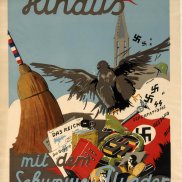 Plakat von P. Sainturat 1945, Sammlung DLM Plakat von P. Sainturat 1945, Sammlung DLM