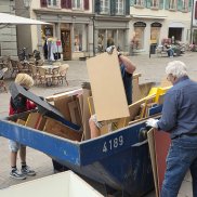 Aktion "Wir packen's an" im Fricktaler Museum Rheinfelden