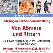 Von Römern und Rittern - Plakat zur Ausstellung