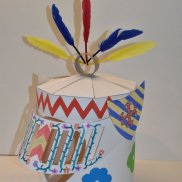 gebastelter "Ritterhelm"