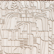 décor de la façade du musée par F. Malaprade