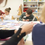 Visite-atelier parents-enfants. photo : Nicolas Waltefaugle Visite-atelier parents-enfants. photo : Nicolas Waltefaugle