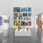 Kleiner Saal während der Mitgliederausstellung 2024/2025, Credits: Felix Grünschloss