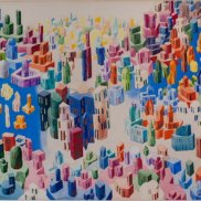 Paul Camenisch, Architekturbild, 1924. Aquarell auf Papier. Sammlung Peter Suter, Basel Paul Camenisch, Architekturbild, 1924. Aquarell auf Papier. Sammlung Peter Suter, Basel