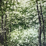 (c) Noel Varoqui Une toile de l'artiste représentant la forêt