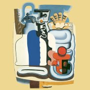 Le Corbusier (Charles-Edouard Jeanneret), Nature morte au siphon (Ausschnitt), 1928, 134 × 115 cm, Öl auf Leinwand, Fondation Le Corbusier, Paris, FLC PE 212  © 2025 FLC/ProLitteris, Zurich